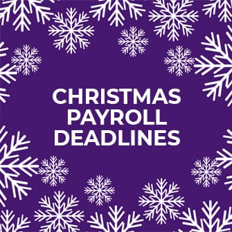 Christmas payroll deadlines